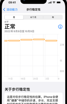 聂拉木iPhone手机维修如何在iPhone开启'步行稳定性通知'